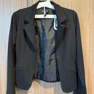 Kids Aqua Black Blazer Size L (10/12)